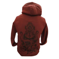 Aqualung Plongee Boutique -Aqualung Plongee Boutique L ARAIGNEE Sweatshirt OCTOSCAPH bordeaux 1000316XX 1